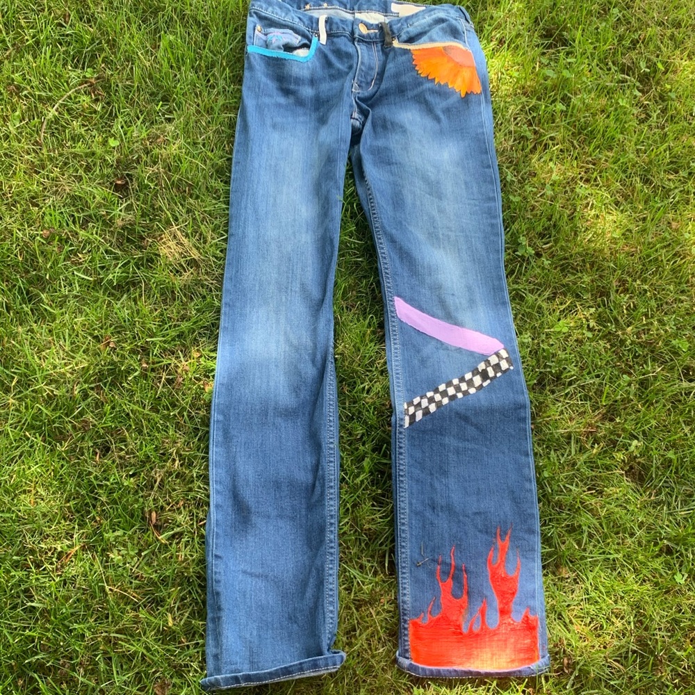 Custom Jeans (Hand painted)